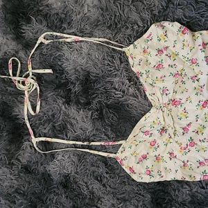 NWOT Nuu Muu Women's Flora Black Floral Scoop Dress XL Mini